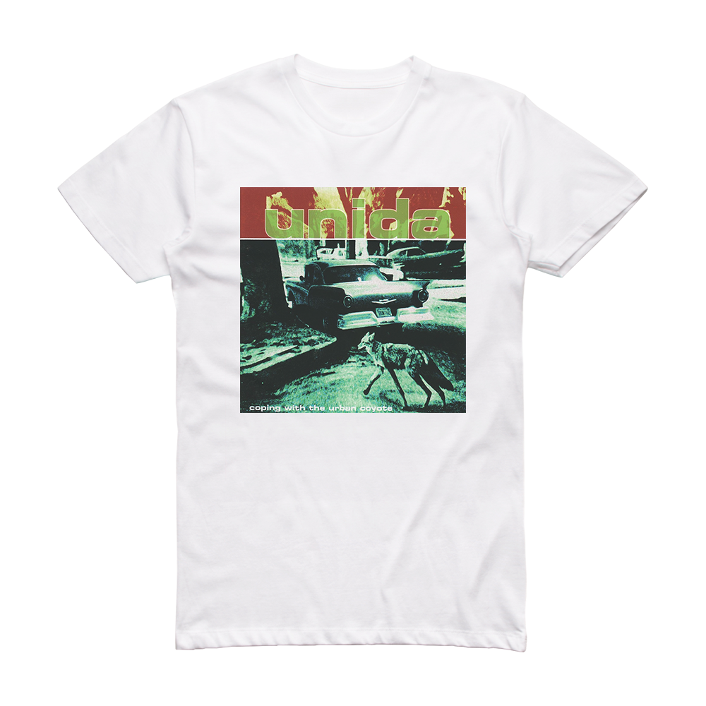 Unida Coping With The Urban Coyote Album Cover T-Shirt White – ALBUM ...