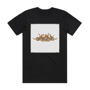 The Defibulators Corn Money Album Cover T-Shirt Black