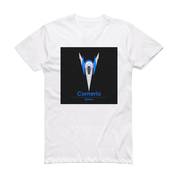 Qumu Corneria Album Cover T-Shirt White