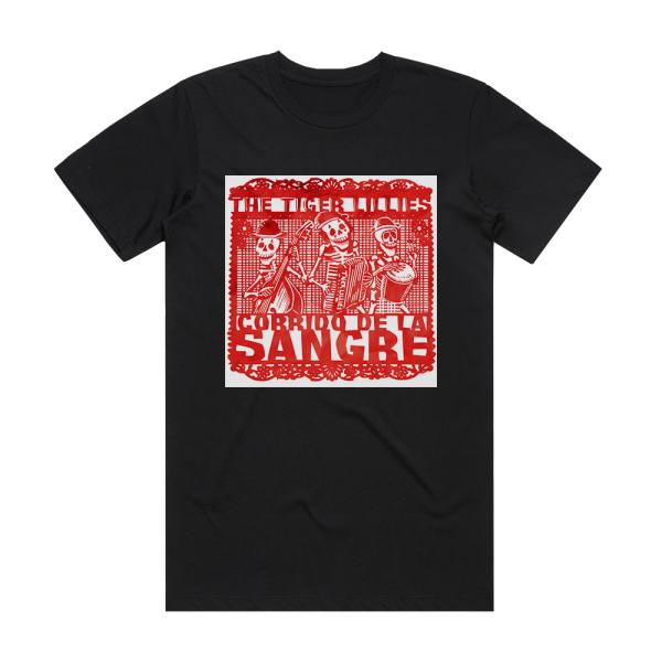 The Tiger Lillies Corrido De La Sangre Album Cover T-Shirt Black