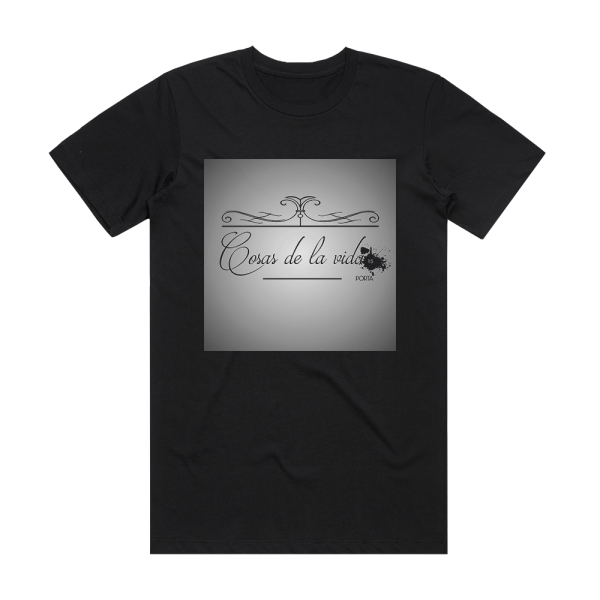 Porta Cosas De La Vida 15 Album Cover T-Shirt Black