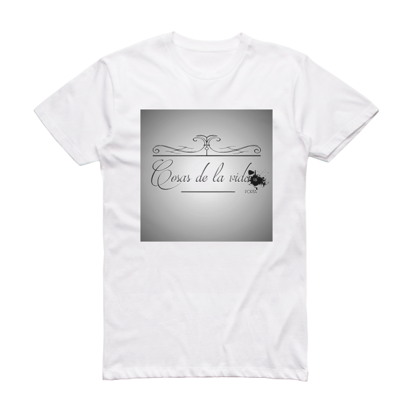 Porta Cosas De La Vida 15 Album Cover T-Shirt White