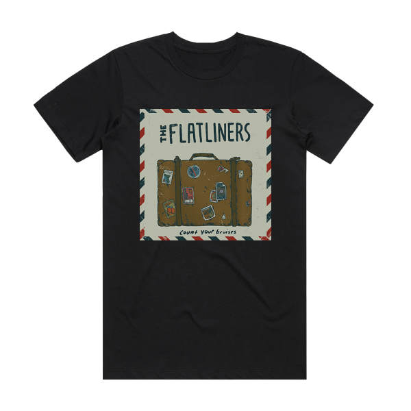 The Flatliners Count Your Bruises Album Cover T-Shirt Black