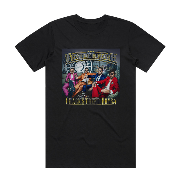 Trailerpark Crackstreet Boys 3 Album Cover T-Shirt Black