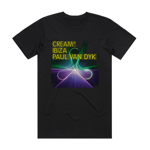 Paul van Dyk Cream Ibiza 1 Album Cover T-Shirt Black