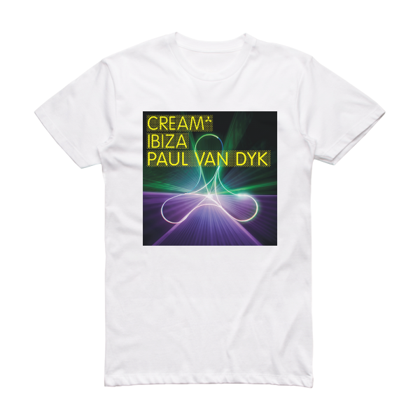 Paul van Dyk Cream Ibiza 1 Album Cover T-Shirt White