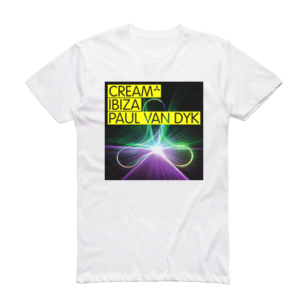 Paul van Dyk Cream Ibiza 2 Album Cover T-Shirt White