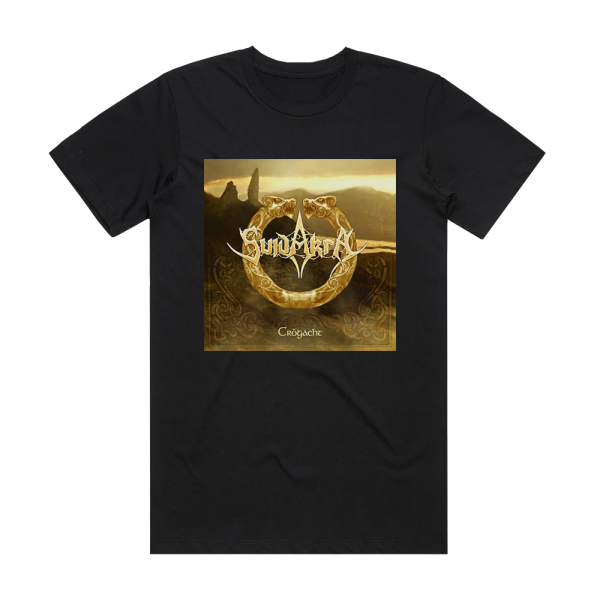 Suidakra Crgacht Album Cover T-Shirt Black