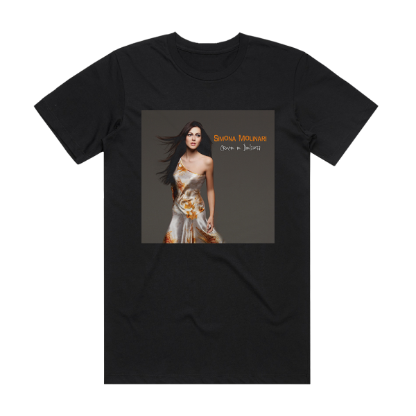 Simona Molinari Croce E Delizia Album Cover T-Shirt Black