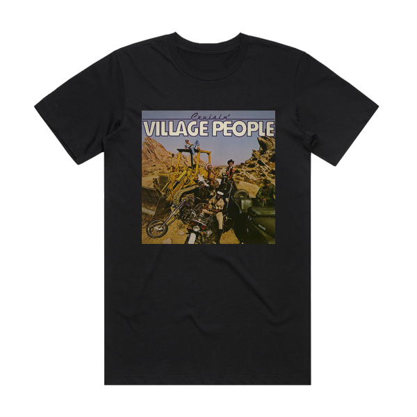 Village People Cruisin Album Cover T-Shirt Black