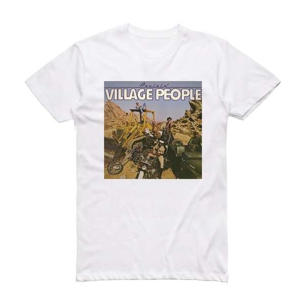 Village People Cruisin Album Cover T-Shirt White