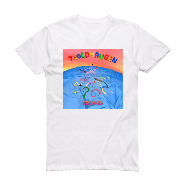 Troldhaugen Crumbs Album Cover T-Shirt White