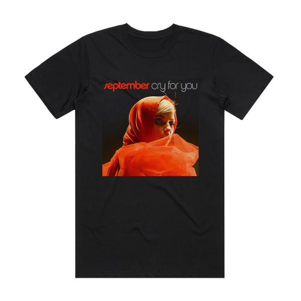 September Cry For You 2 Album Cover T-Shirt Black