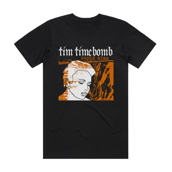 Tim Timebomb Cupid Aims Album Cover T-Shirt Black