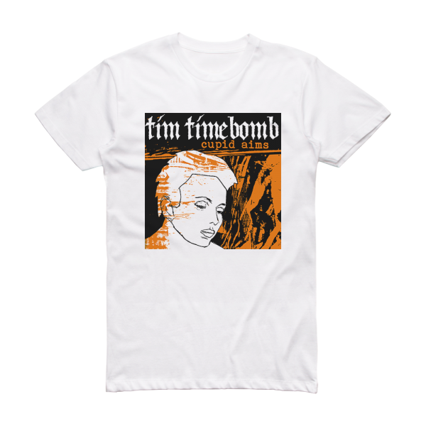 Tim Timebomb Cupid Aims Album Cover T-Shirt White