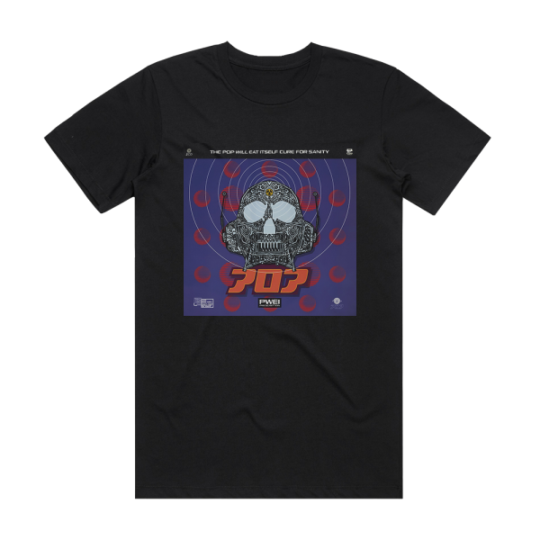 Pop Will Eat Itself Cure For Sanity Album Cover T-Shirt Black