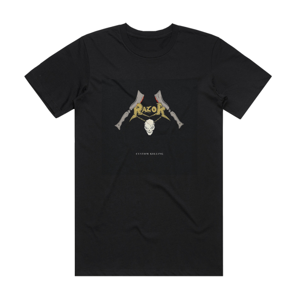 Razor Custom Killing Album Cover T-Shirt Black