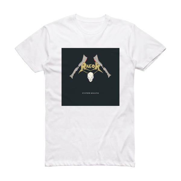 Razor Custom Killing Album Cover T-Shirt White