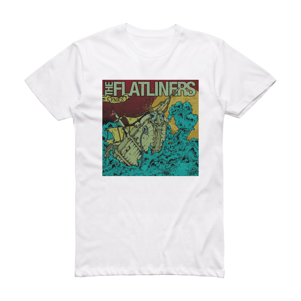 The Flatliners Cynics Album Cover T-Shirt White