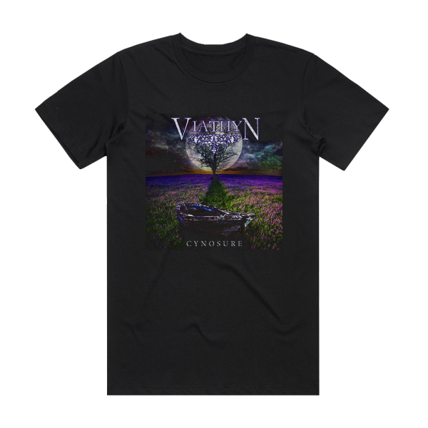 Viathyn Cynosure Album Cover T-Shirt Black