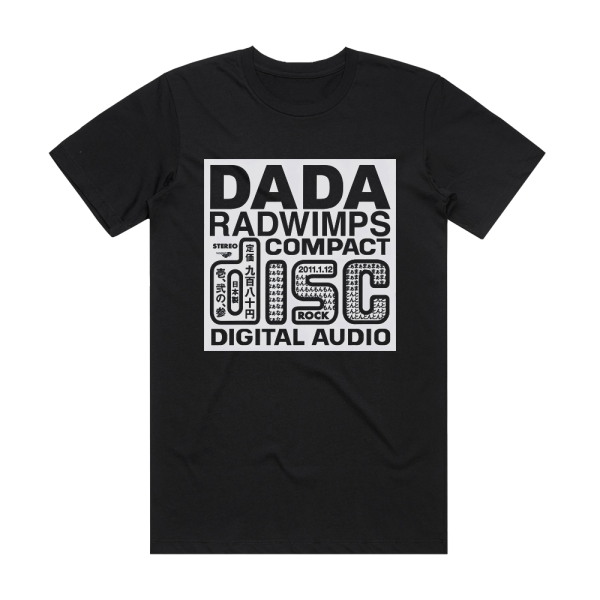 RADWIMPS Dada Album Cover T-Shirt Black