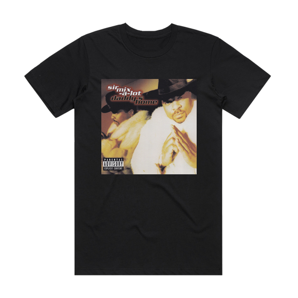 Sir Mix-A-Lot Daddys Home Album Cover T-Shirt Black