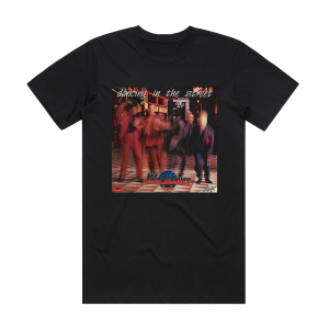 Peter Jacques Band Dancing In The Street Album Cover T-Shirt Black
