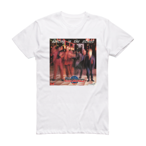 Peter Jacques Band Dancing In The Street Album Cover T-Shirt White