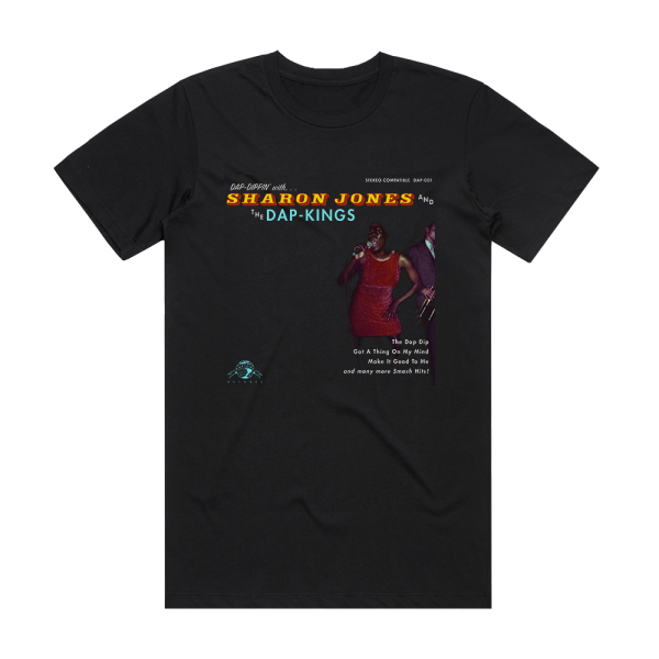 Sharon Jones and The Dap-Kings Dap Dippin With Album Cover T-Shirt Black