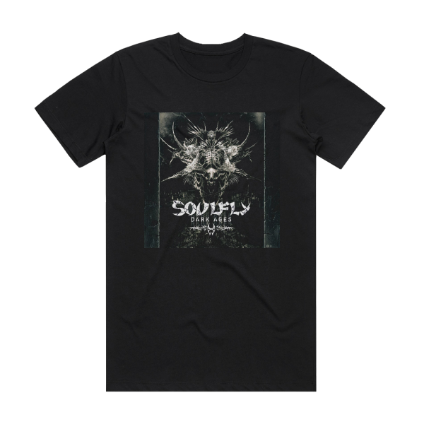 Soulfly Dark Ages Album Cover T-Shirt Black