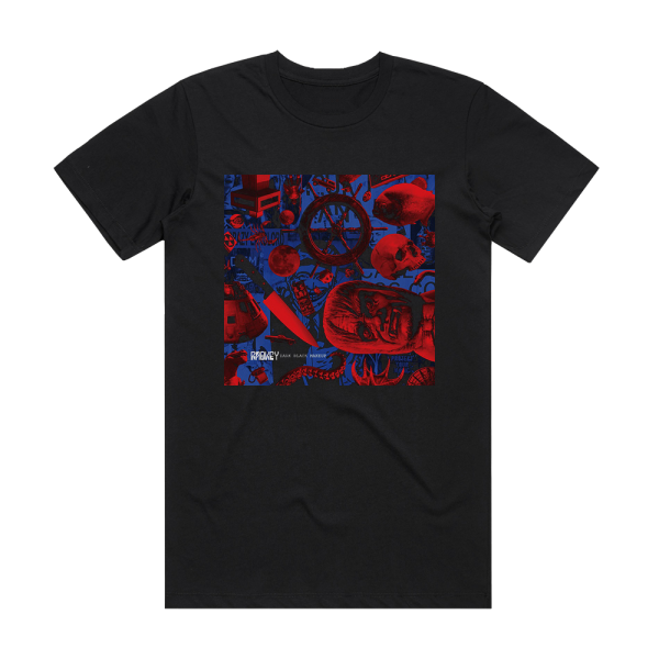 Radkey Dark Black Makeup Album Cover T-Shirt Black