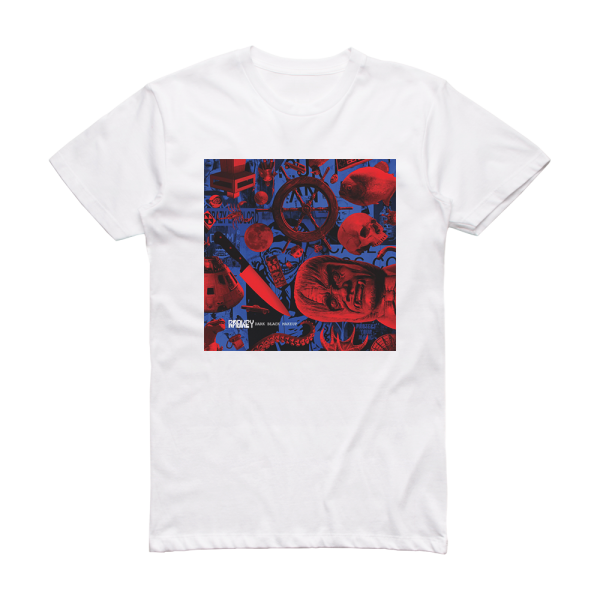Radkey Dark Black Makeup Album Cover T-Shirt White