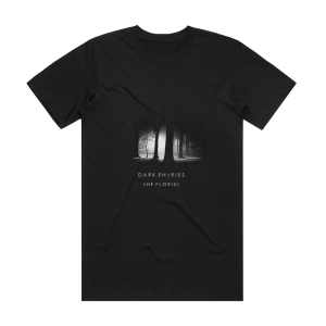 The Florist Dark Entries Album Cover T-Shirt Black