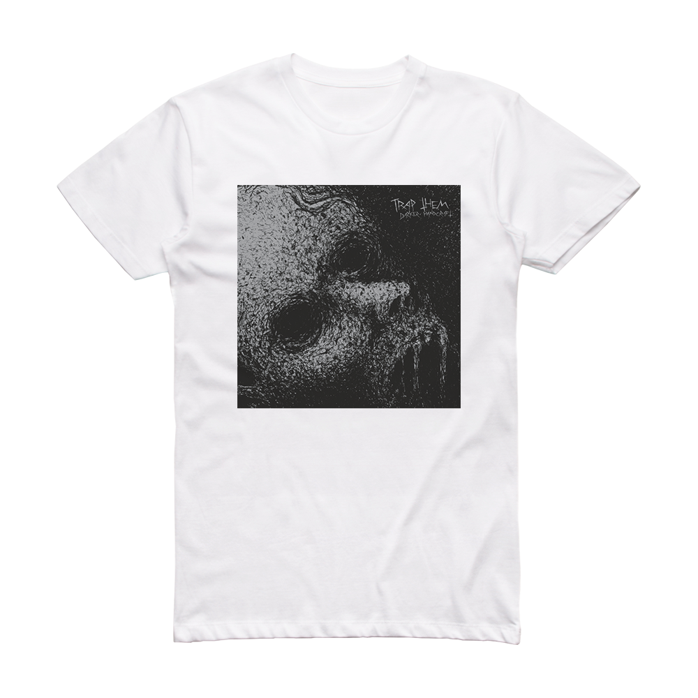 Trap Them Darker Handcraft Album Cover T-Shirt White – ALBUM COVER T-SHIRTS