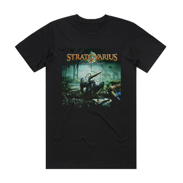 Stratovarius Darkest Hours Album Cover T-Shirt Black