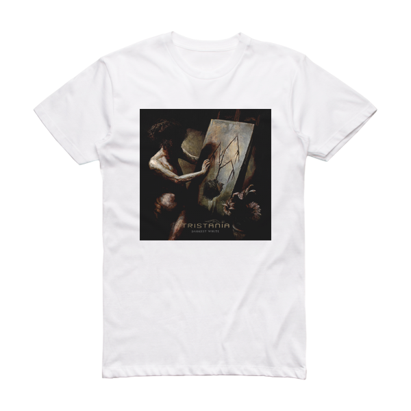 Tristania Darkest White Album Cover T-Shirt White