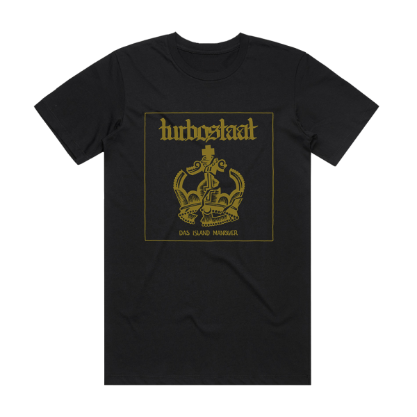 Turbostaat Das Island Manver Album Cover T-Shirt Black