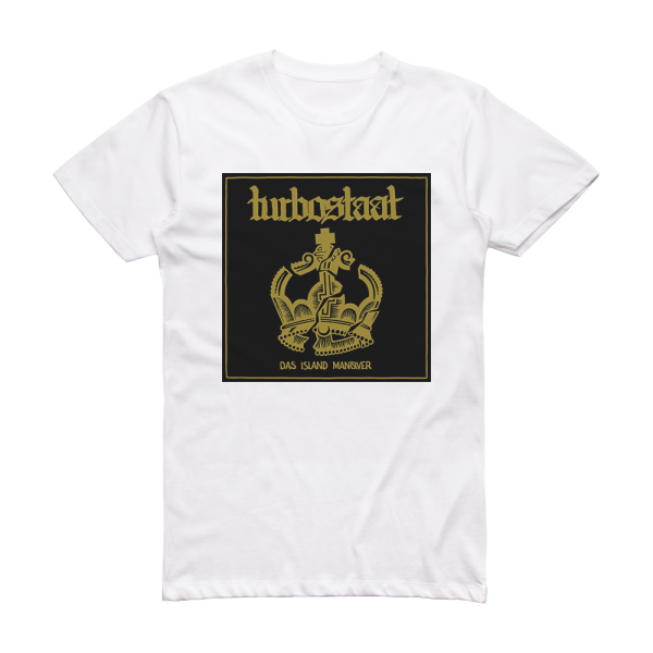 Turbostaat Das Island Manver Album Cover T-Shirt White