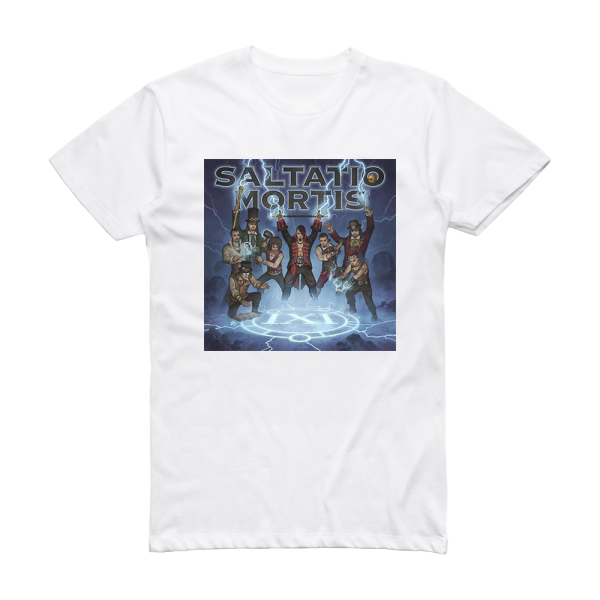 Saltatio Mortis Das Schwarze Ixi 2 Album Cover T-Shirt White