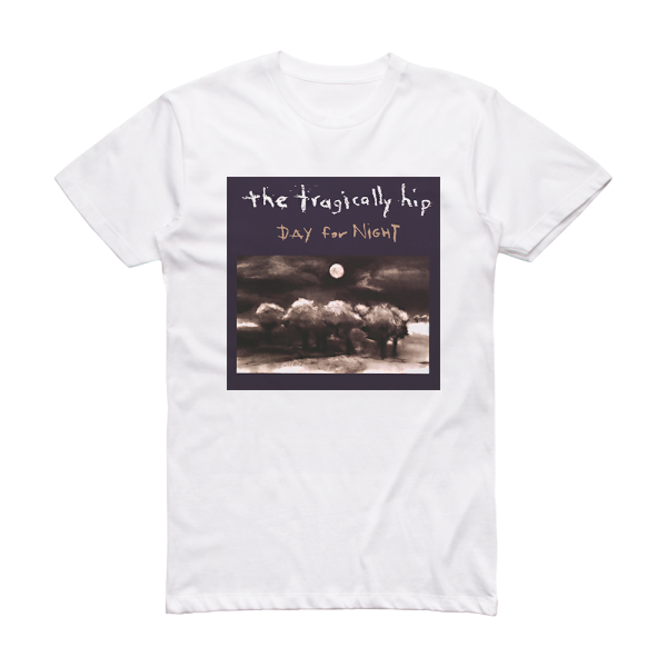 The Tragically Hip Day For Night Album Cover T-Shirt White