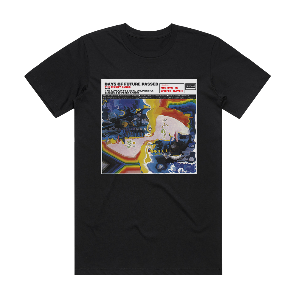 The Moody Blues Days Of Future Passed 1 Album Cover T-Shirt Black ...