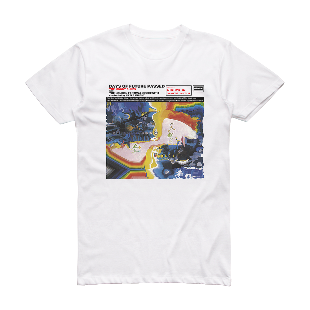 The Moody Blues Days Of Future Passed 1 Album Cover T-Shirt White ...