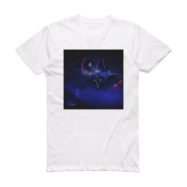 Still Corners Dead Blue Album Cover T-Shirt White