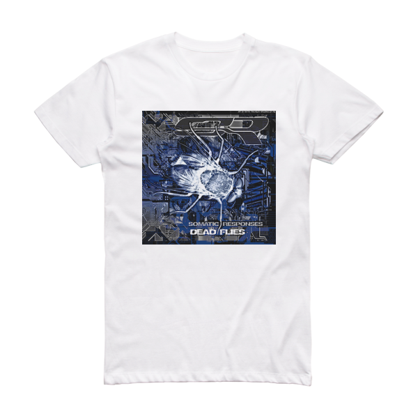 Somatic Responses Dead Flies Album Cover T-Shirt White