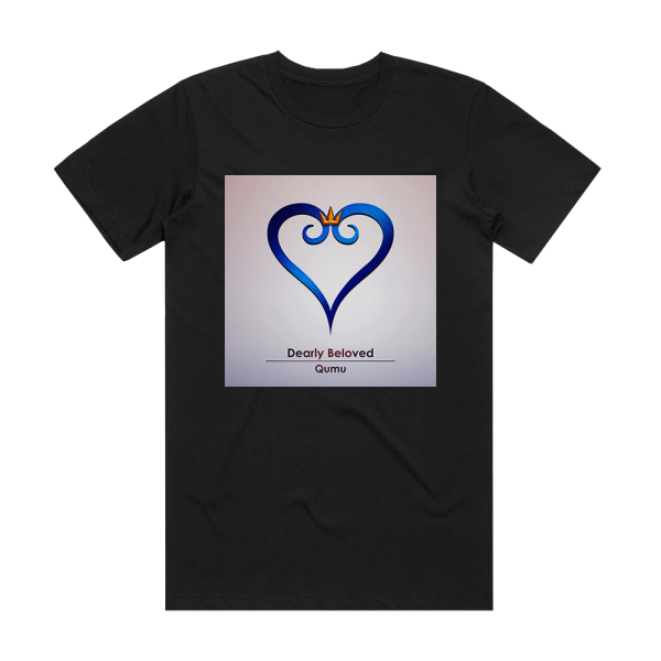 Qumu Dearly Beloved From Kingdom Hearts Ii Album Cover T-Shirt Black