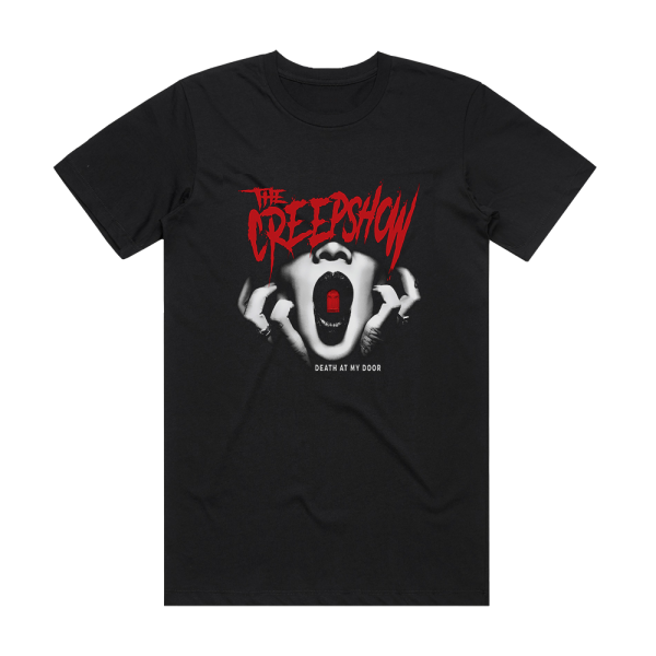 The Creepshow Death At My Door Album Cover T-Shirt Black