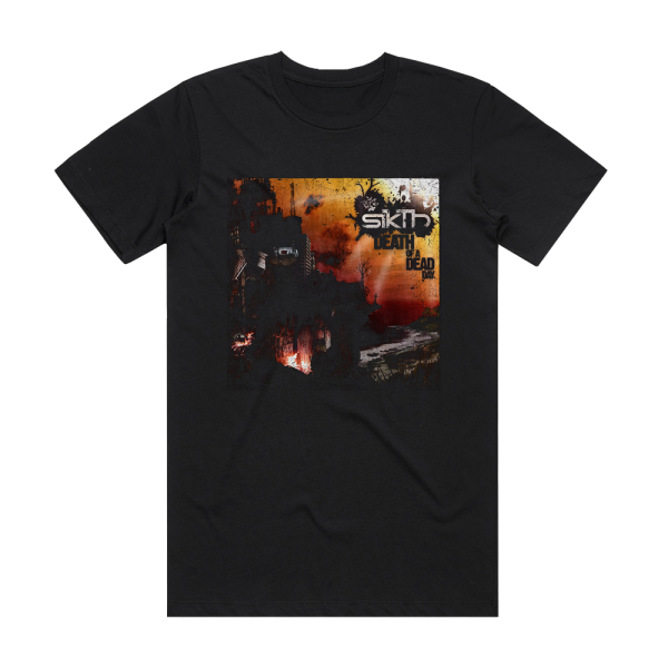 SikTh Death Of A Dead Day Album Cover T-Shirt Black