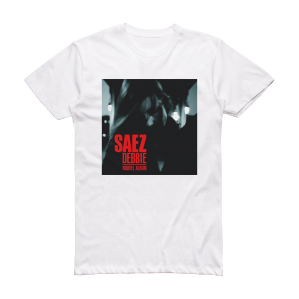 Saez Debbie Album Cover T-Shirt White