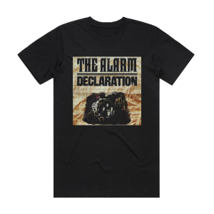 The Alarm Declaration Album Cover T-Shirt Black