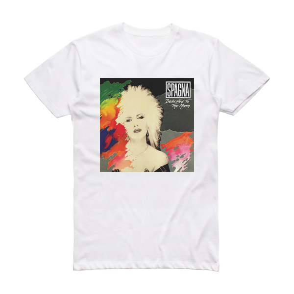 Spagna Dedicated To The Moon Album Cover T-Shirt White